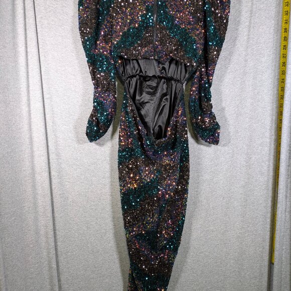 ASTR the Label Sunset Sequin Jayla Cocktail Dress - /Multi - M/ - Picture 10 of 12